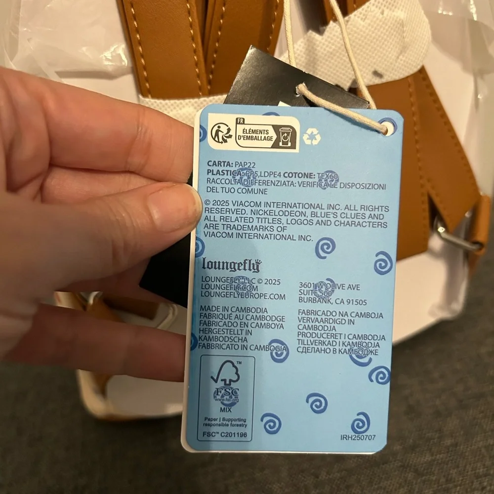 Loungefly Blue's Clues Backpack NWT - Picture 4 of 7